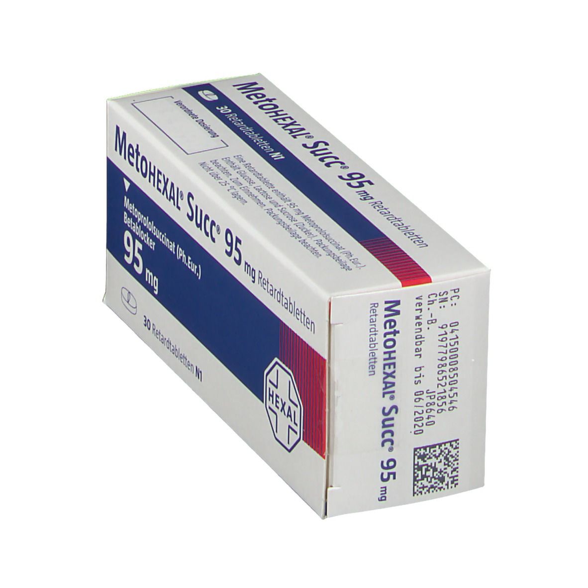 Metohexal Succ 95 mg Retardtabletten 30 St Retard-Tabletten