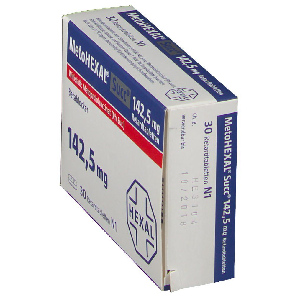 Metohexal Succ 142,5 mg Retardtabletten 30 St Retard-Tabletten