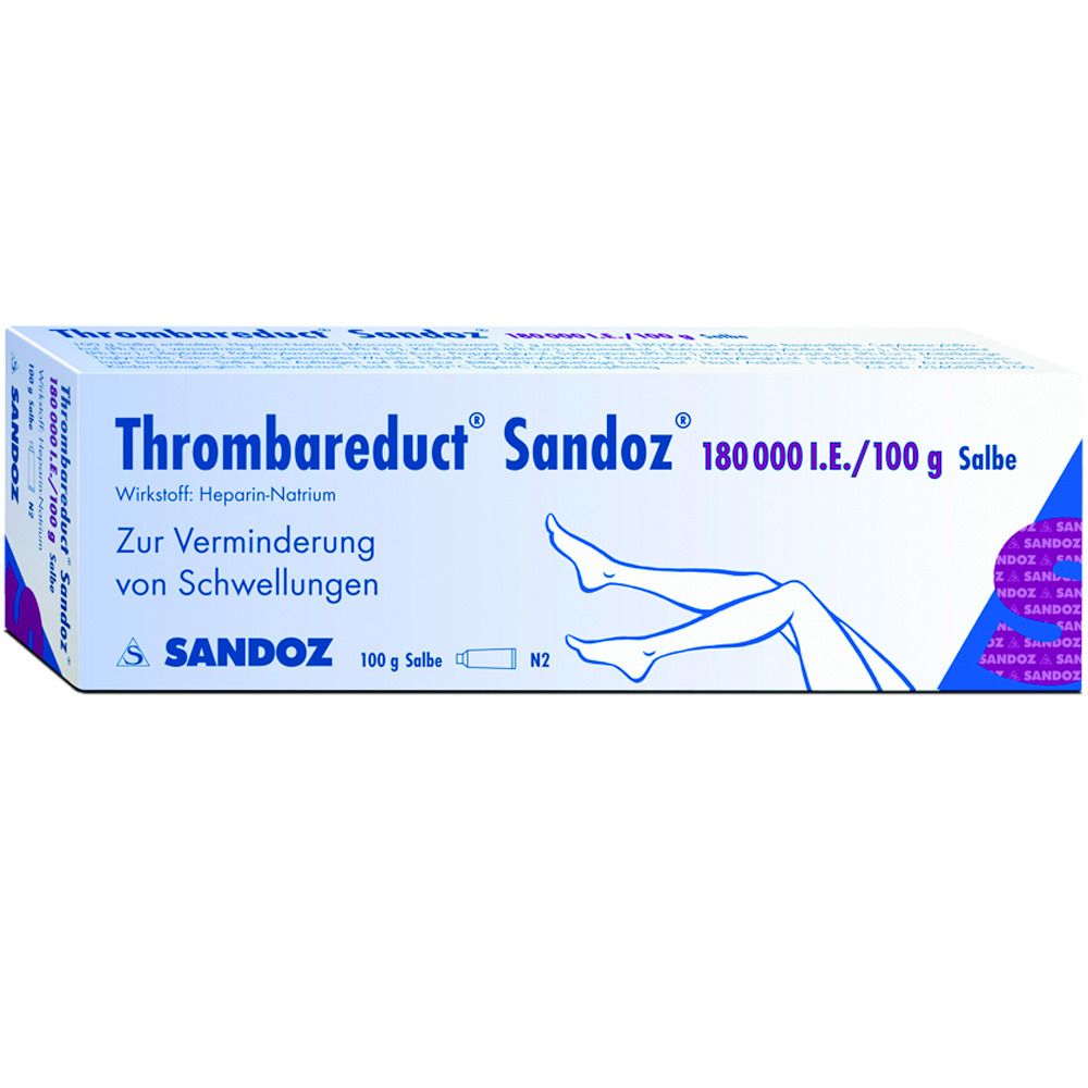 Thrombareduct® Sandoz® 180 000 I.E./100 g Salbe