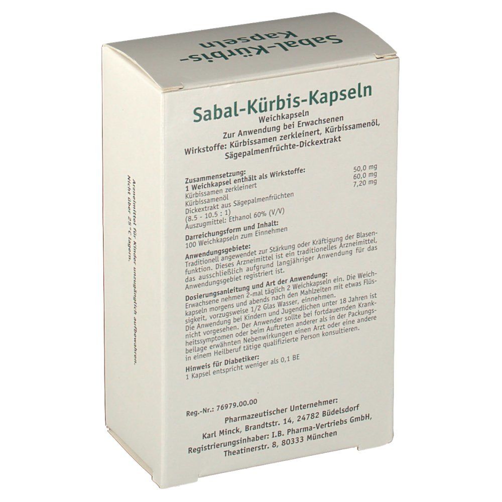 Sabal Kürbis Kapseln