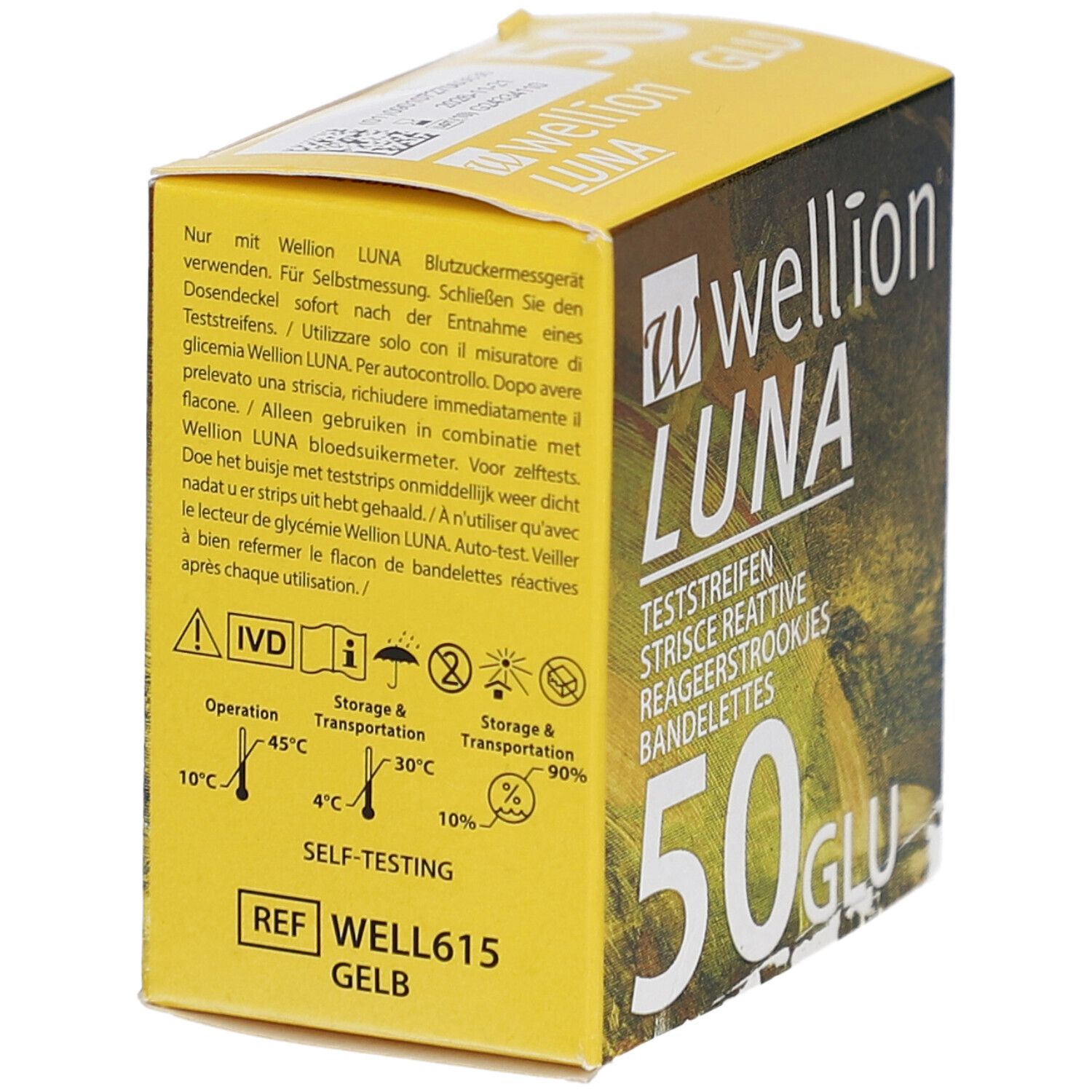 Wellion LUNA Blutzuckerteststreifen