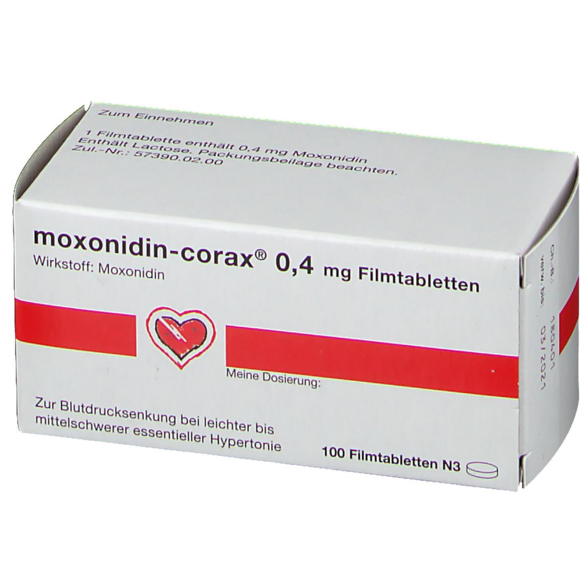 moxonidin-corax® 0,4 mg