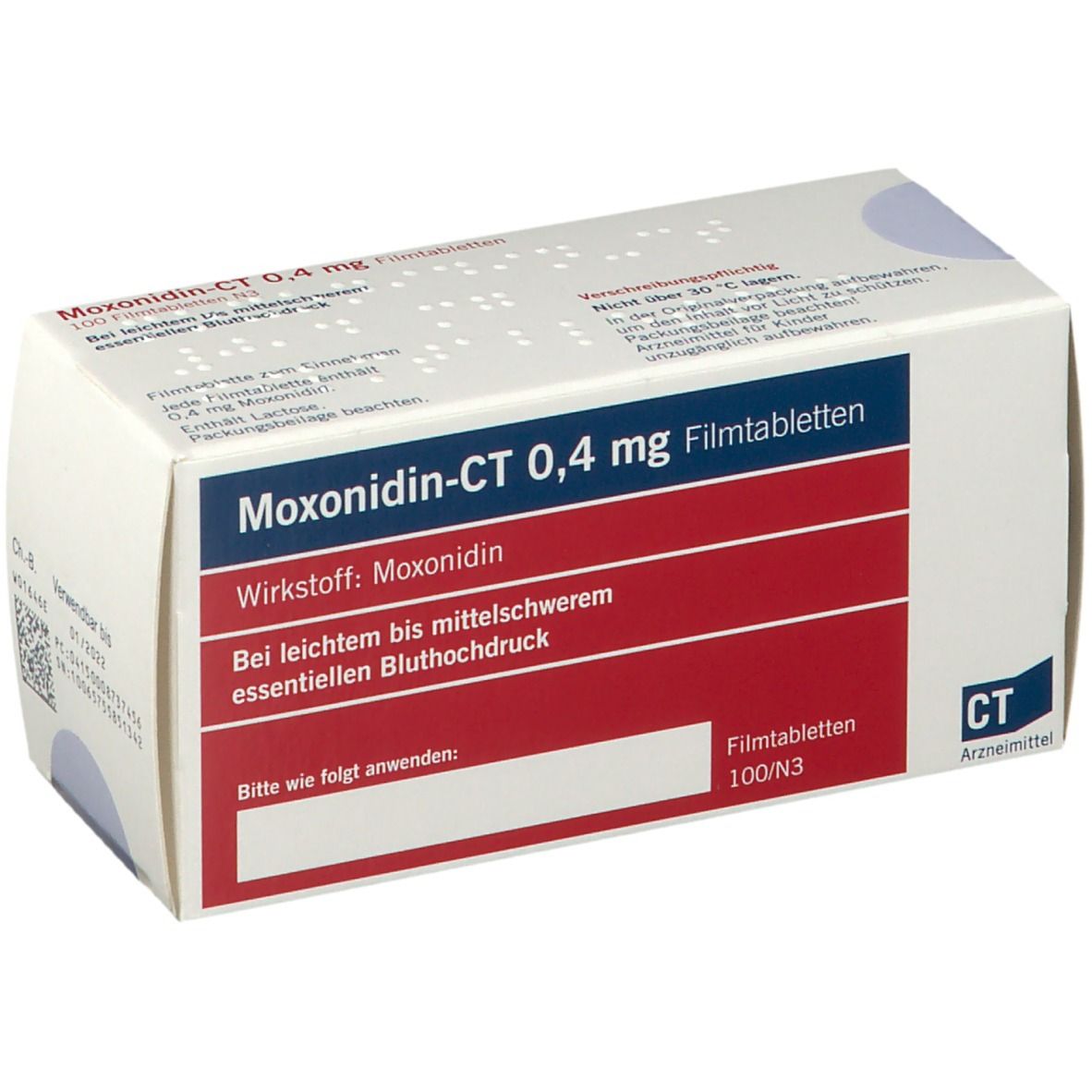 Moxonidin - Ct 0.4Mg 