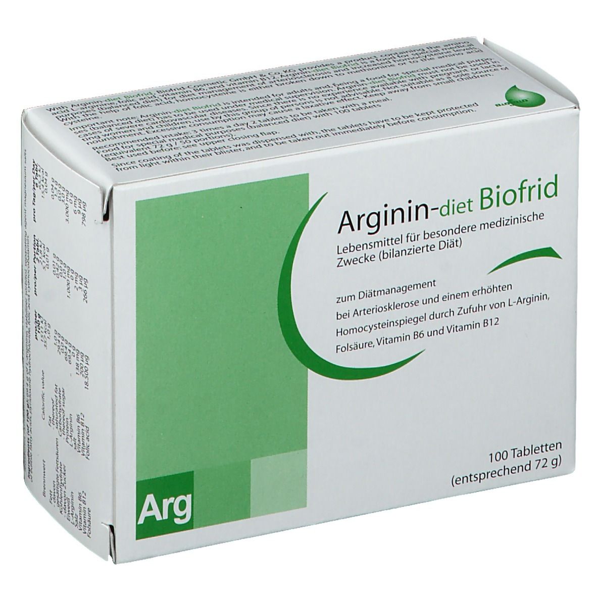 Arginin-Diet Biofrid Tabletten 100 St