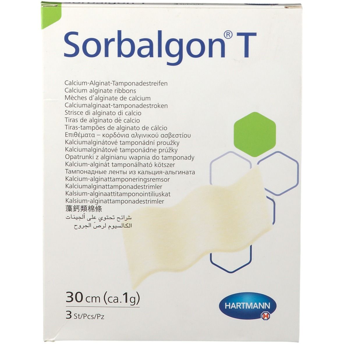 Sorbalgon® T Tamponadensteifen 1g/30 cm