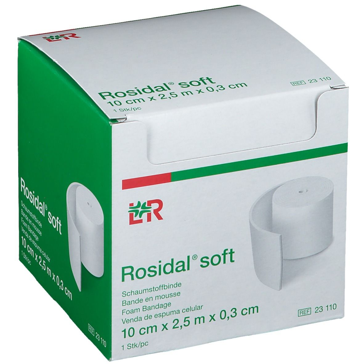 Rosidal® Soft 0,3 cm Stärke 10 cm x 2,5 m