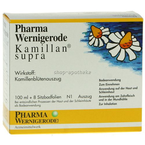 Kamillan supra Tropfen m.8 Sitzbadfolien