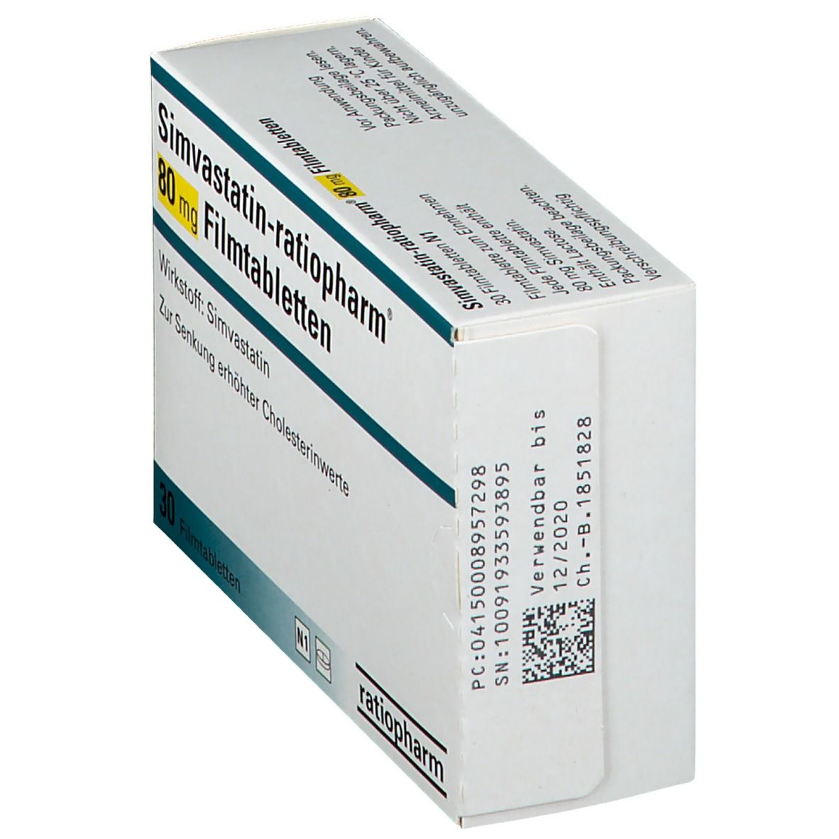 Simvastatin-ratiopharm® 80 mg