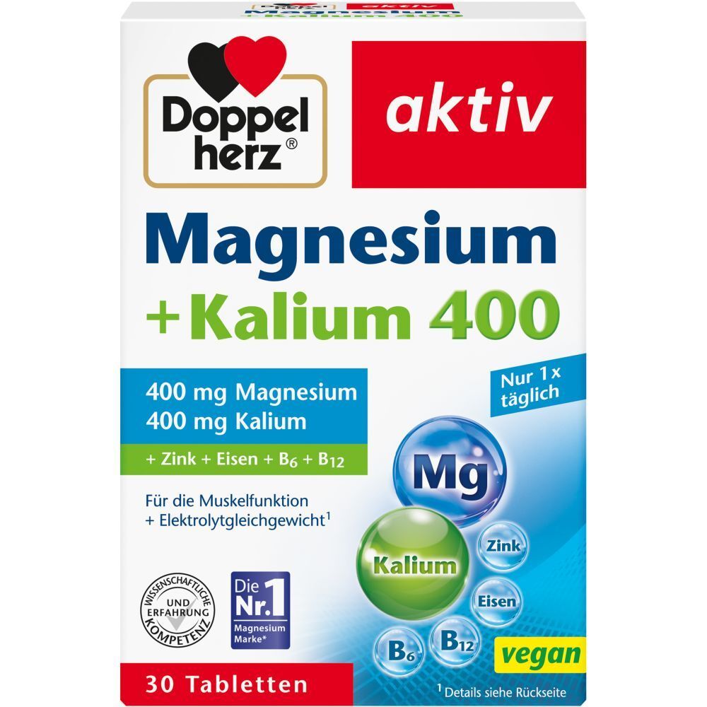 Doppelherz® aktiv Magnesium + Kalium 400