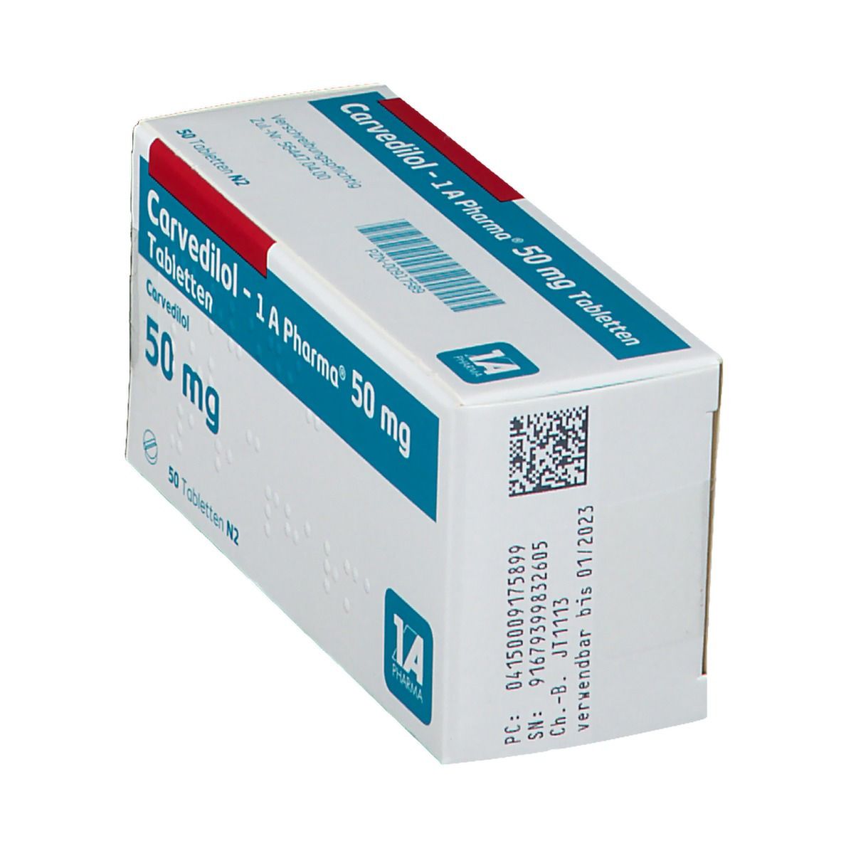 Carvedilol-1A Pharma 50 mg Tabletten St