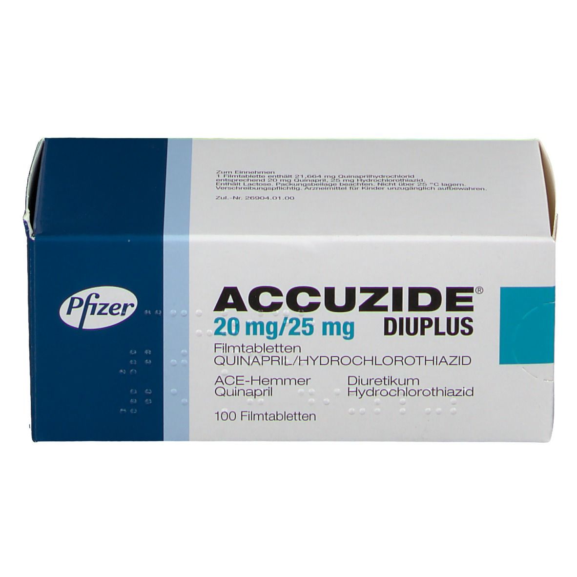 ACCUZIDE® 20 mg/25 mg Diuplus