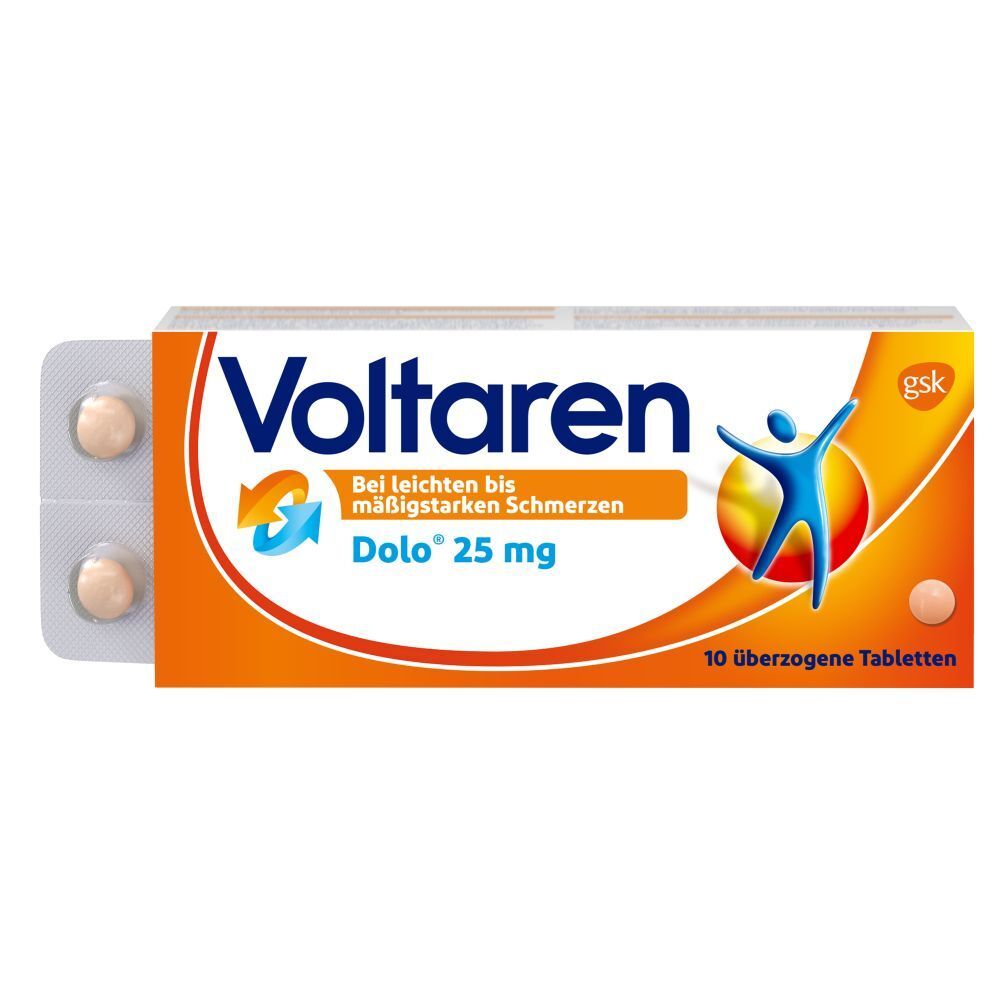 Voltaren Dolo 25 mg Tabletten mit Diclofenac
