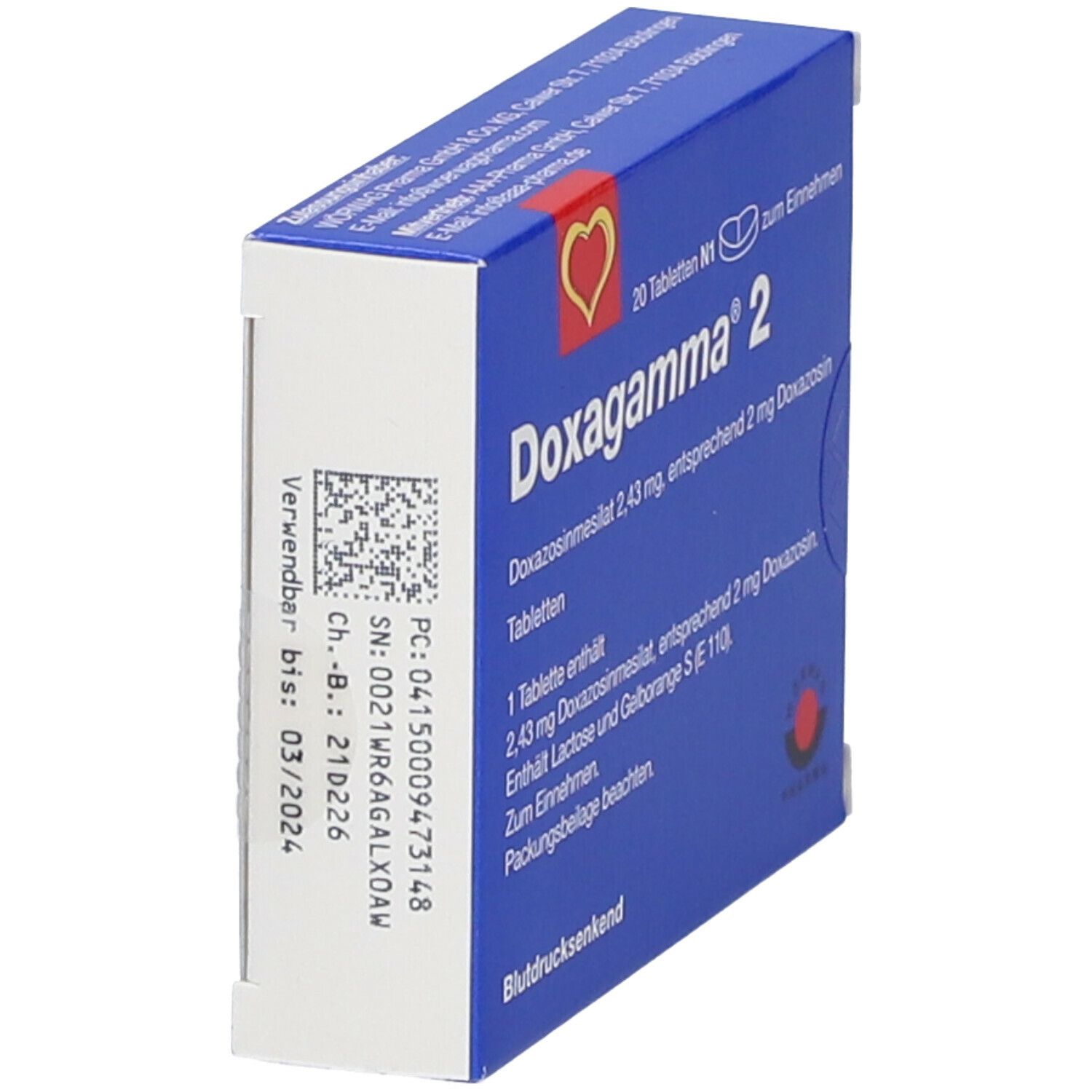 Doxagamma 2 mg Tabletten 20 St