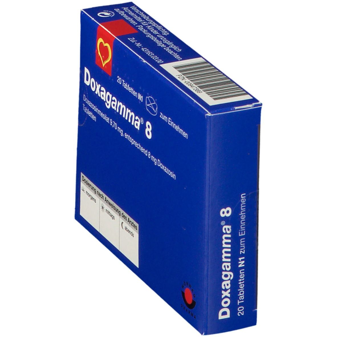 Doxagamma 8 mg Tabletten 20 St