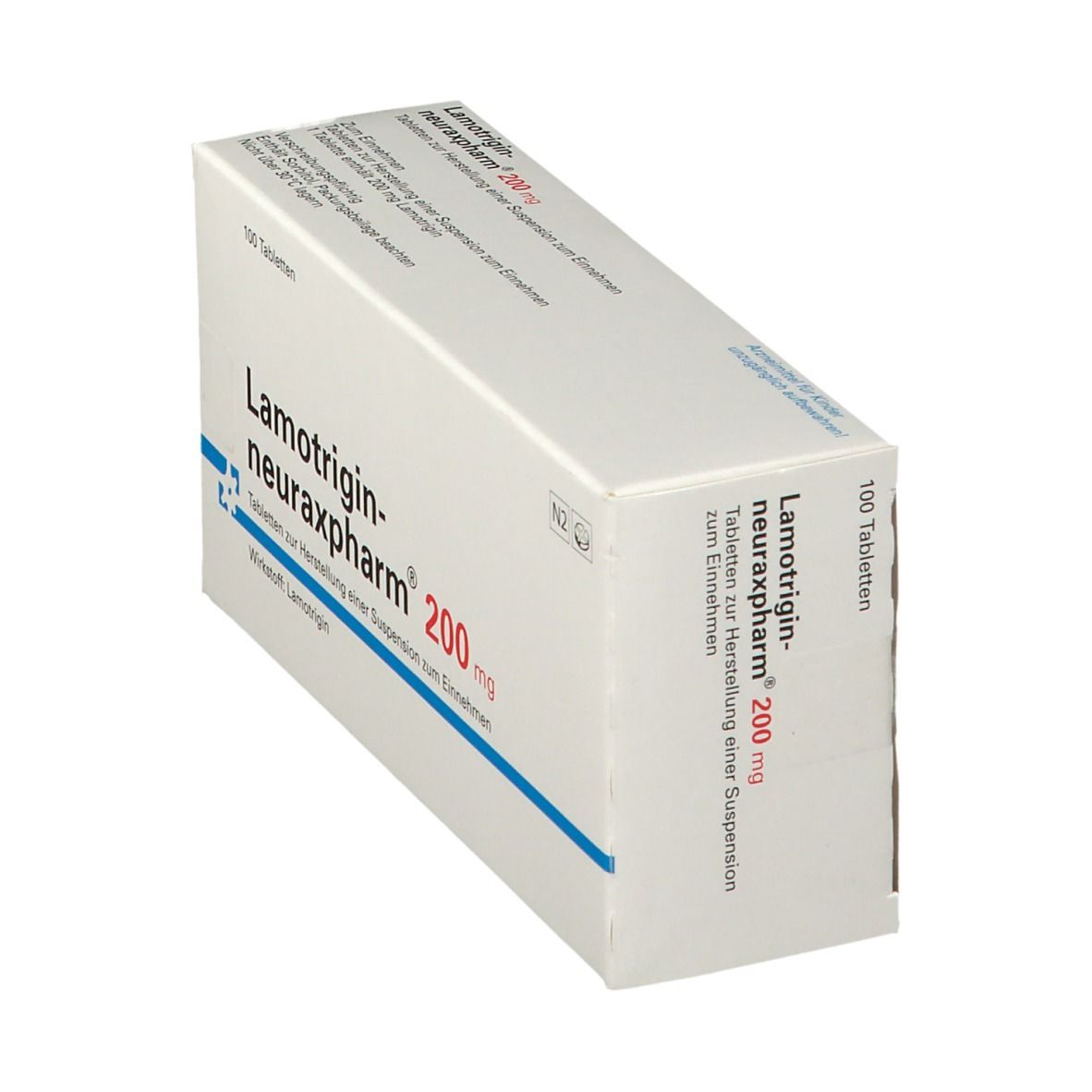 LAMOTRIGIN-neuraxpharm 200 mg Tab.z.H.Susp.z.Einn. 100 St Tablette zur Herstellung einer Susp. zum Einnehmen