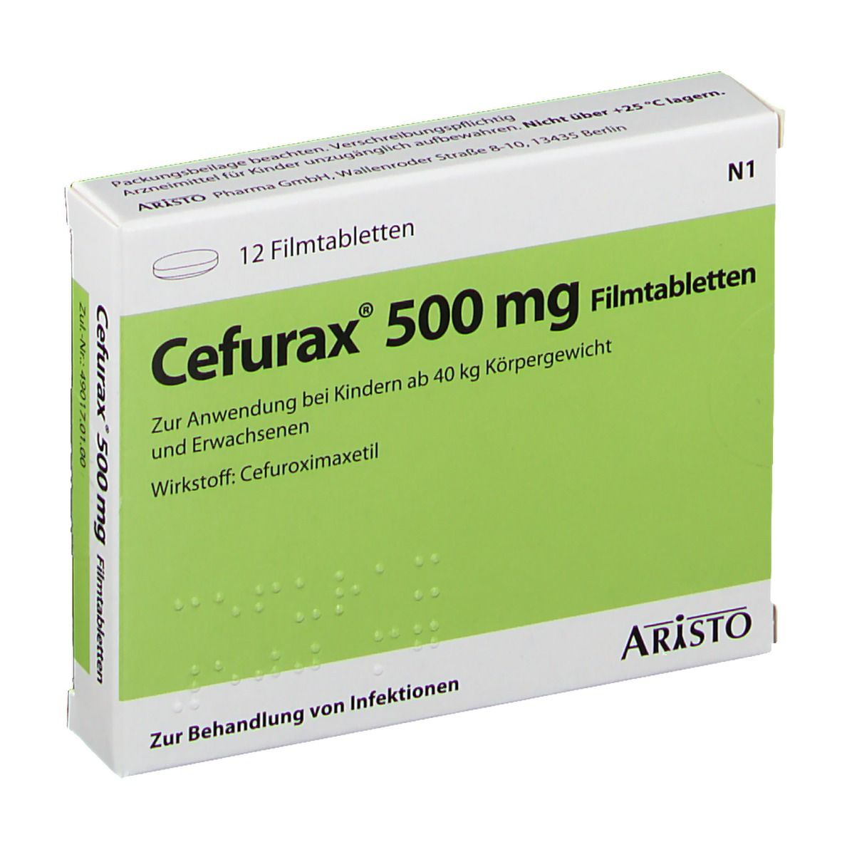 Cefurax® 500 mg 14 St mit dem E-Rezept kaufen - SHOP APOTHEKE