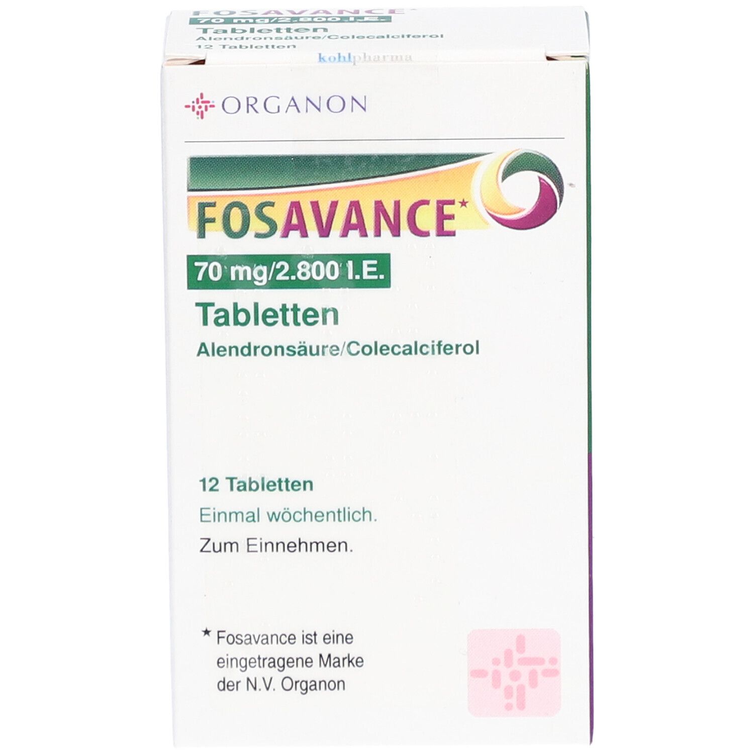 Fosavance 70 mg/2.800 I.E.