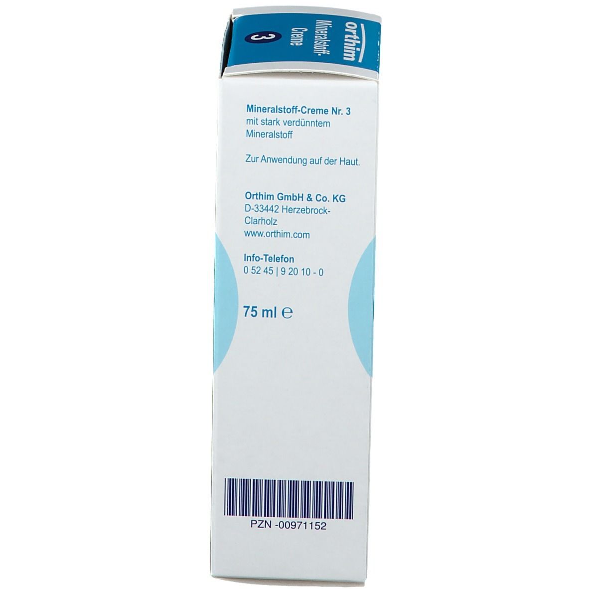 Mineralstoff-Creme-Mischung E – 75 Ml, Pflegende Creme Für Anspruchsvolle Haut