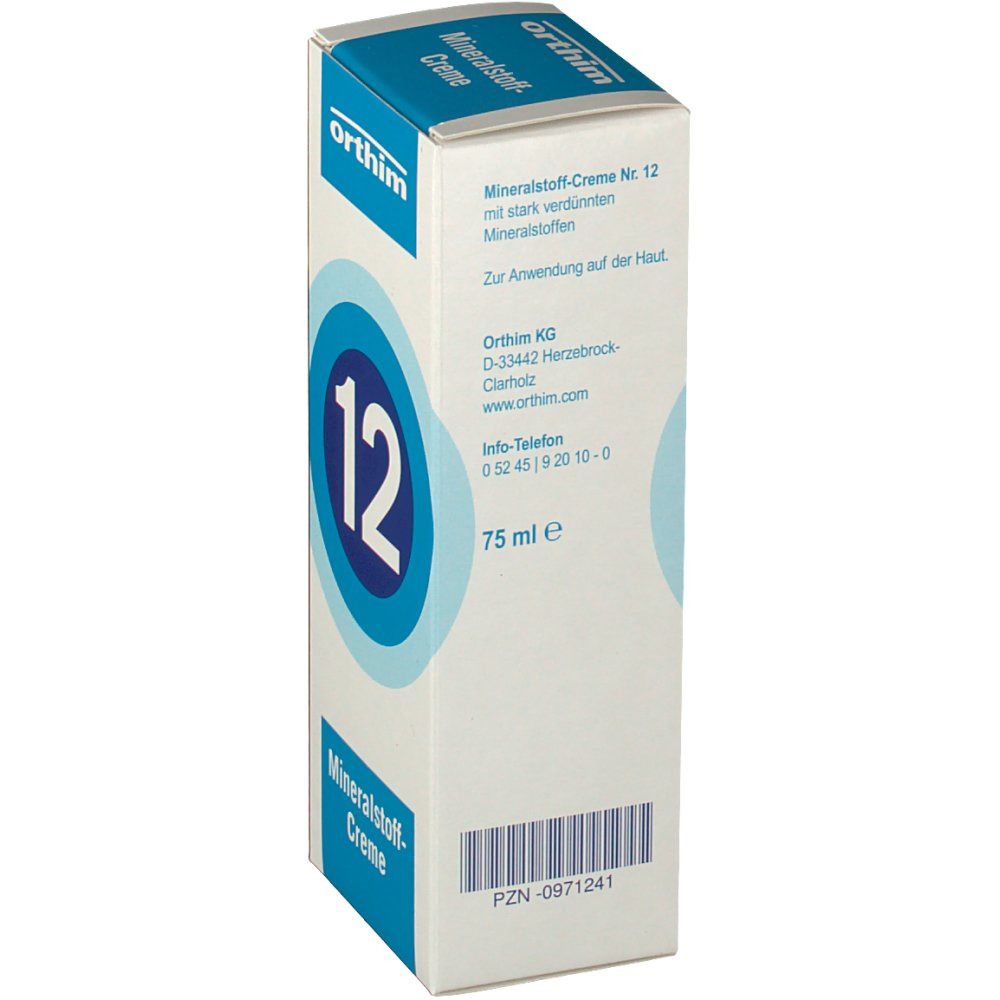 Orthim Mineralstoff-Creme Nr. 12