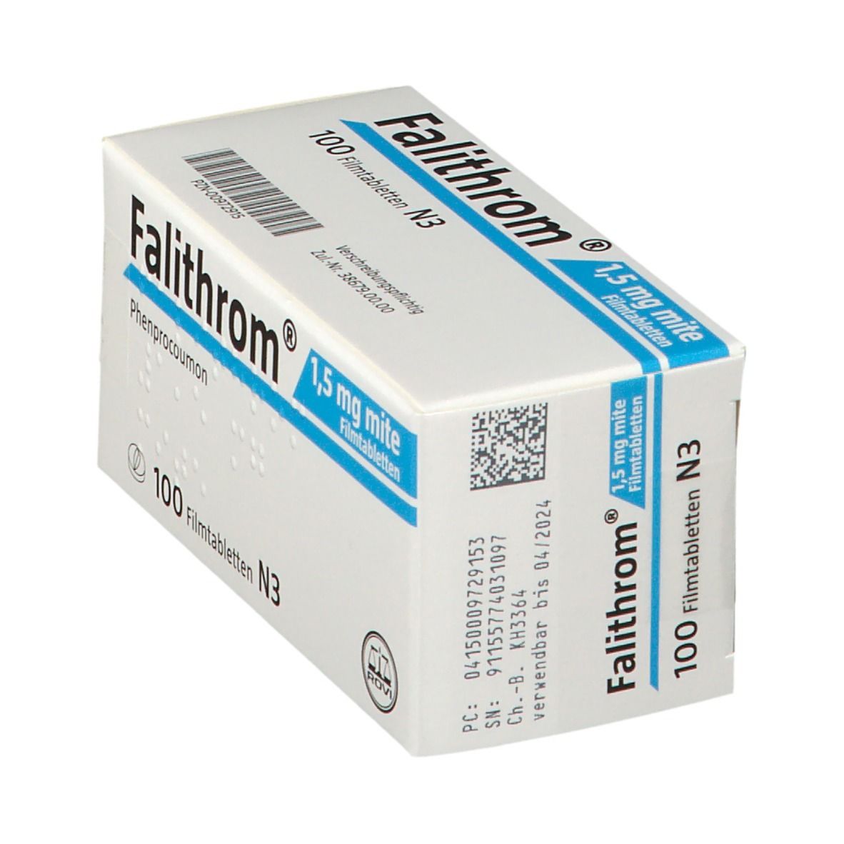 Falithrom 1,5 mg mite Filmtabletten 100 St