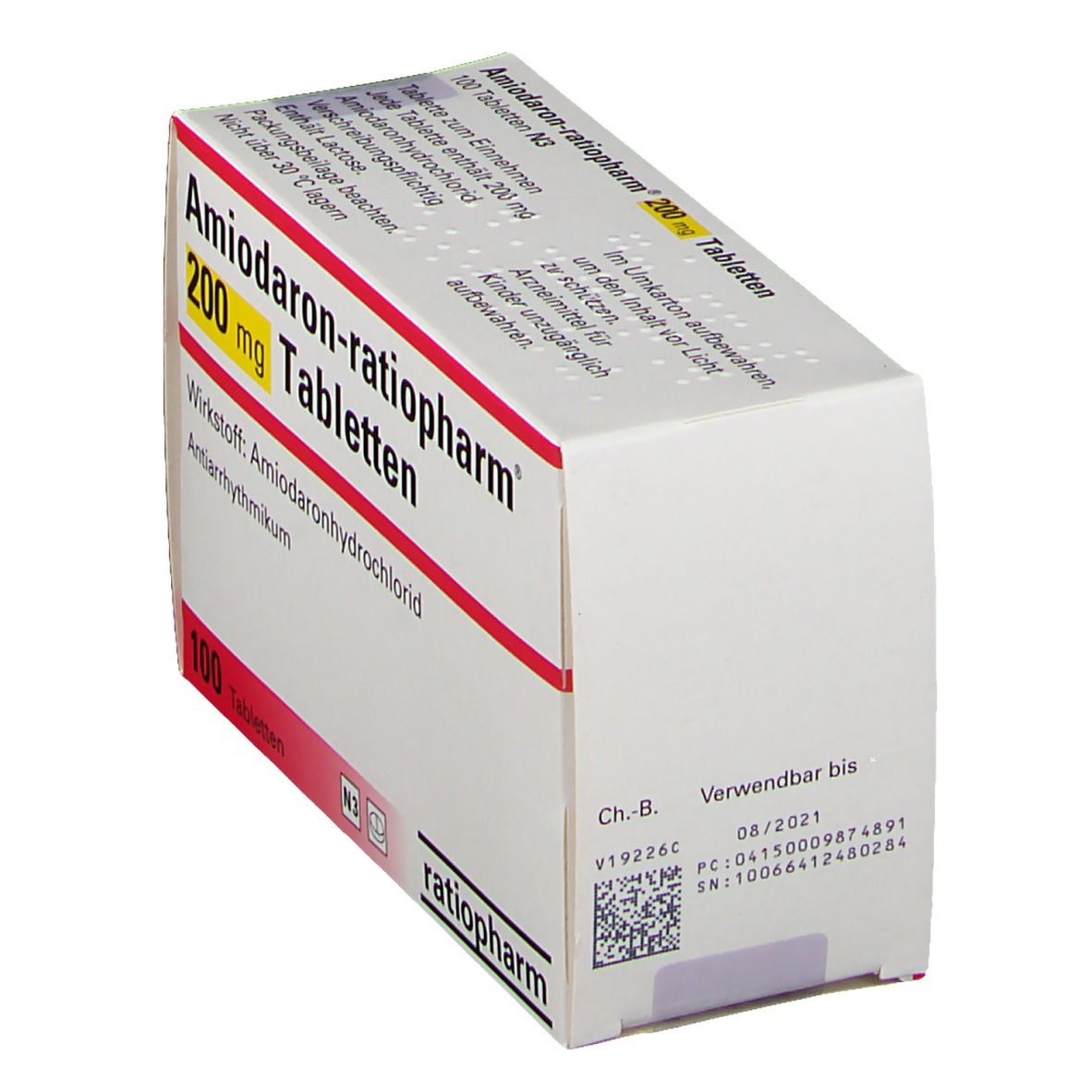 AMIODARON-ratiopharm 200 mg Tabletten 20 St