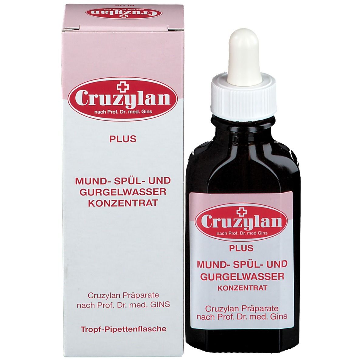 Cruzylan Plus Mund- Spül- und Gurgelwasserkonzentrat mit Pipette