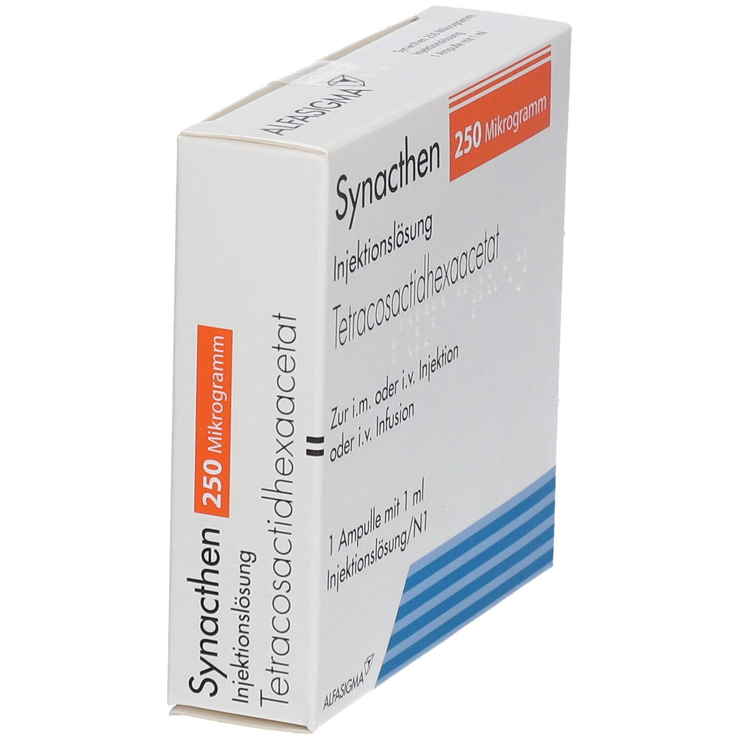 Synacthen 250 Mikrogramm Injektionslsg.Amp. 1x1 ml Injektionslösung