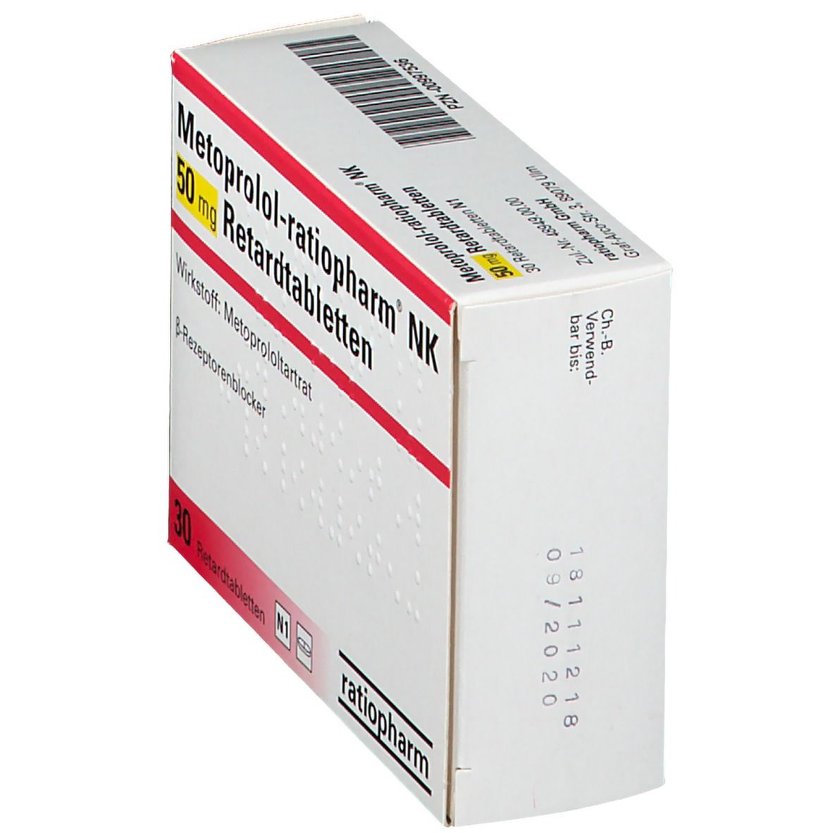 Metoprolol-ratiopharm® NK 50 mg