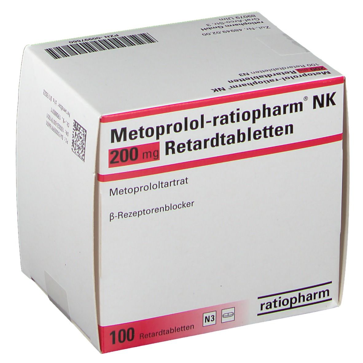 Metoprolol-ratiopharm® NK 200 mg