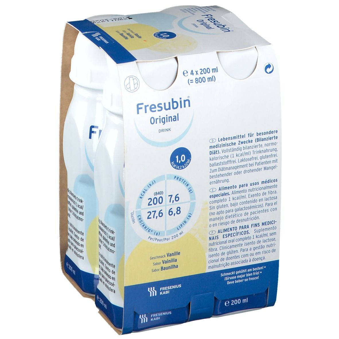 Fresubin® Original Drink Vanille 4X200 ml Lösung