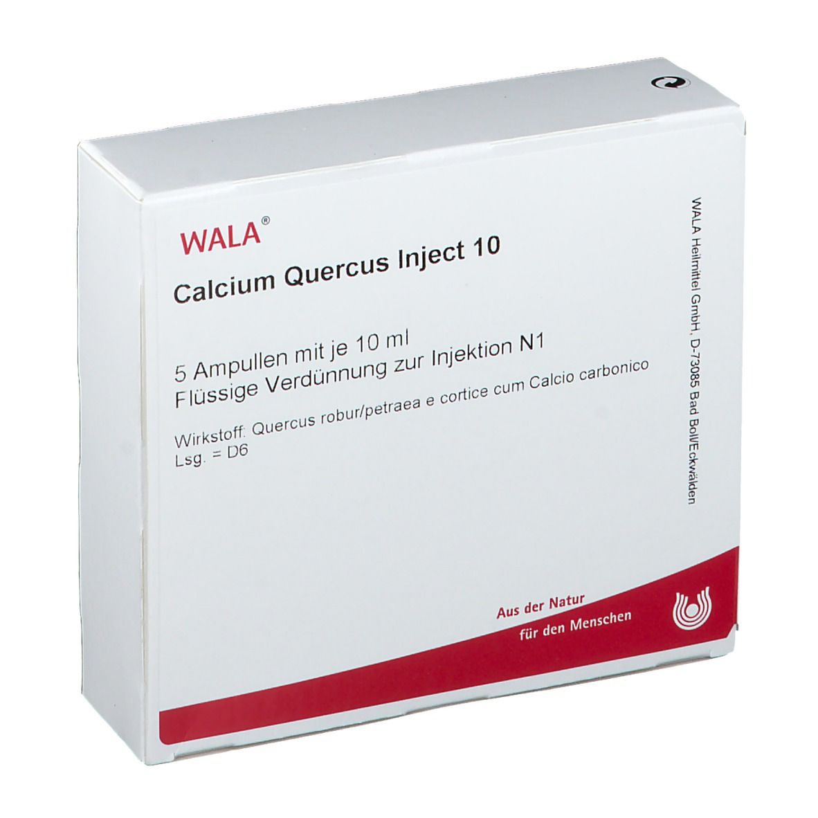 Calcium Quercus Inject 10 Ampullen 5X10 ml Ampullen