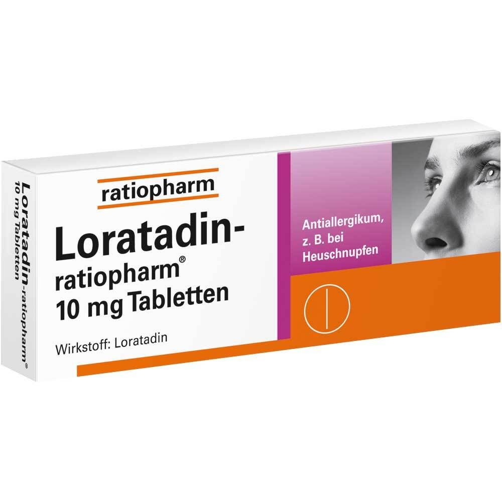 Loratadin-ratiopharm® 10 mg Tabletten bei Allergien 100 St Tabletten