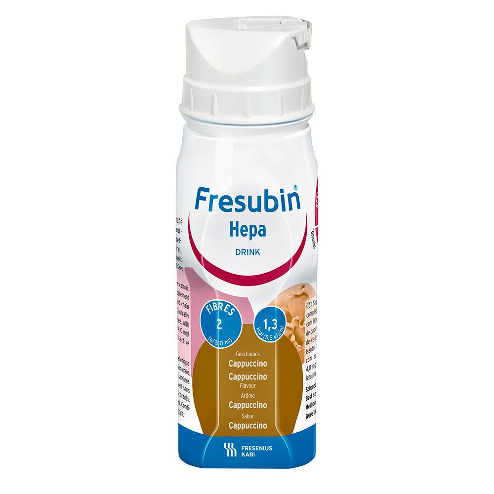 Fresubin Hepa® Drink Cappuccino 4X200 ml Lösung