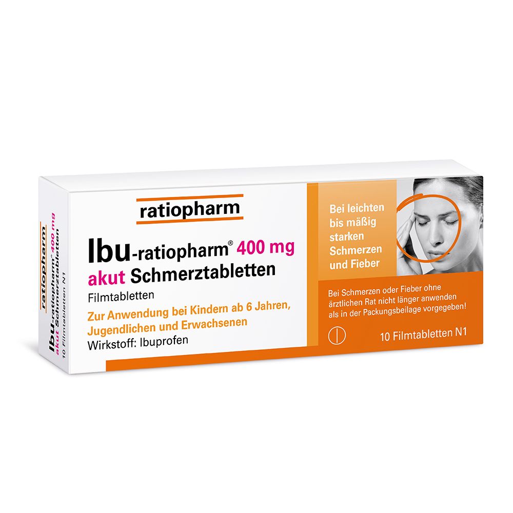 Produktpackung: Ibuprofen 400 mg
