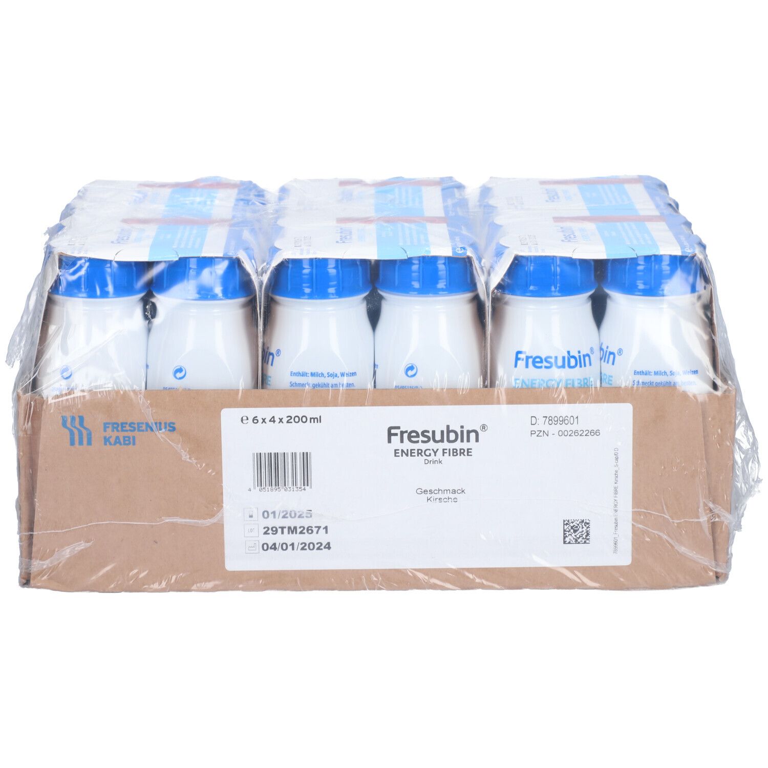 Fresubin® Energy fibre Drink Kirsche 6X4X200 ml Lösung