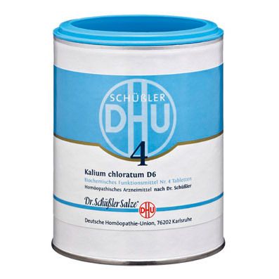 4 Kalium chloratum D6 1000 St Tabletten