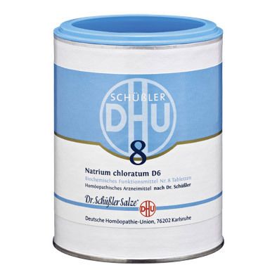 8 Natrium chloratum D6 1000 St Tabletten