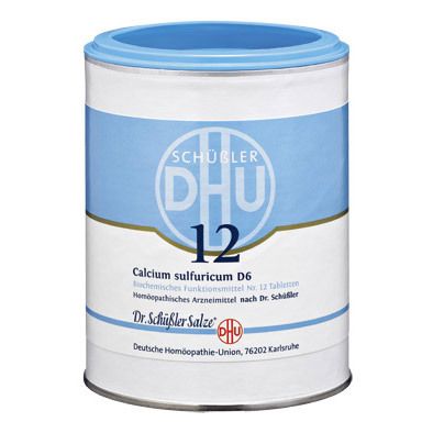12 Calcium sulfuricum D6 1000 St Tabletten