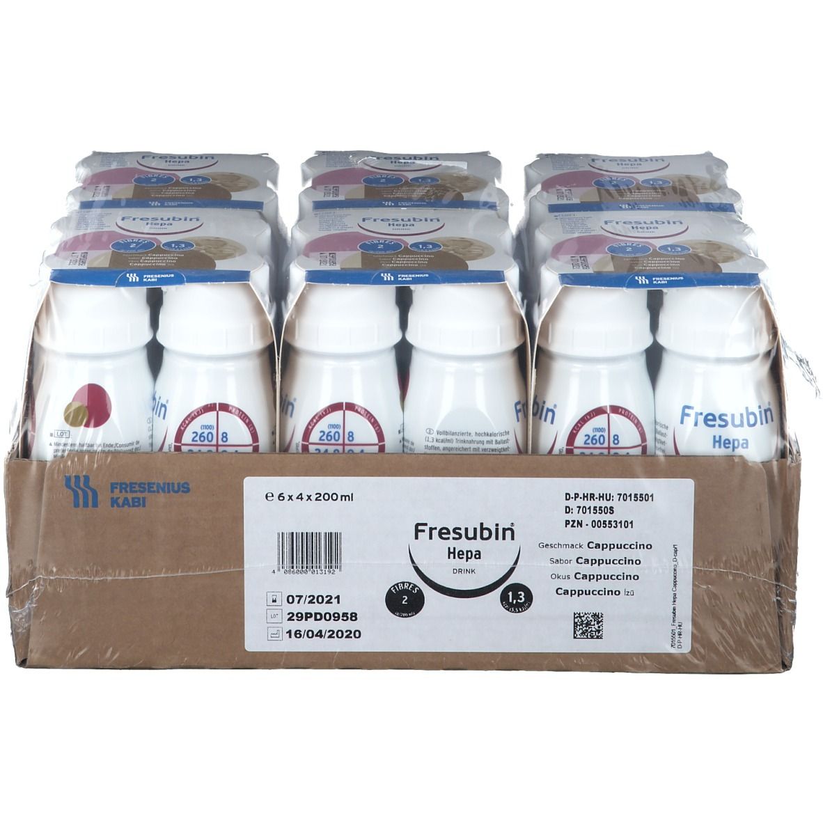 Fresubin Hepa® Drink Cappuccino 6X4X200 ml Lösung