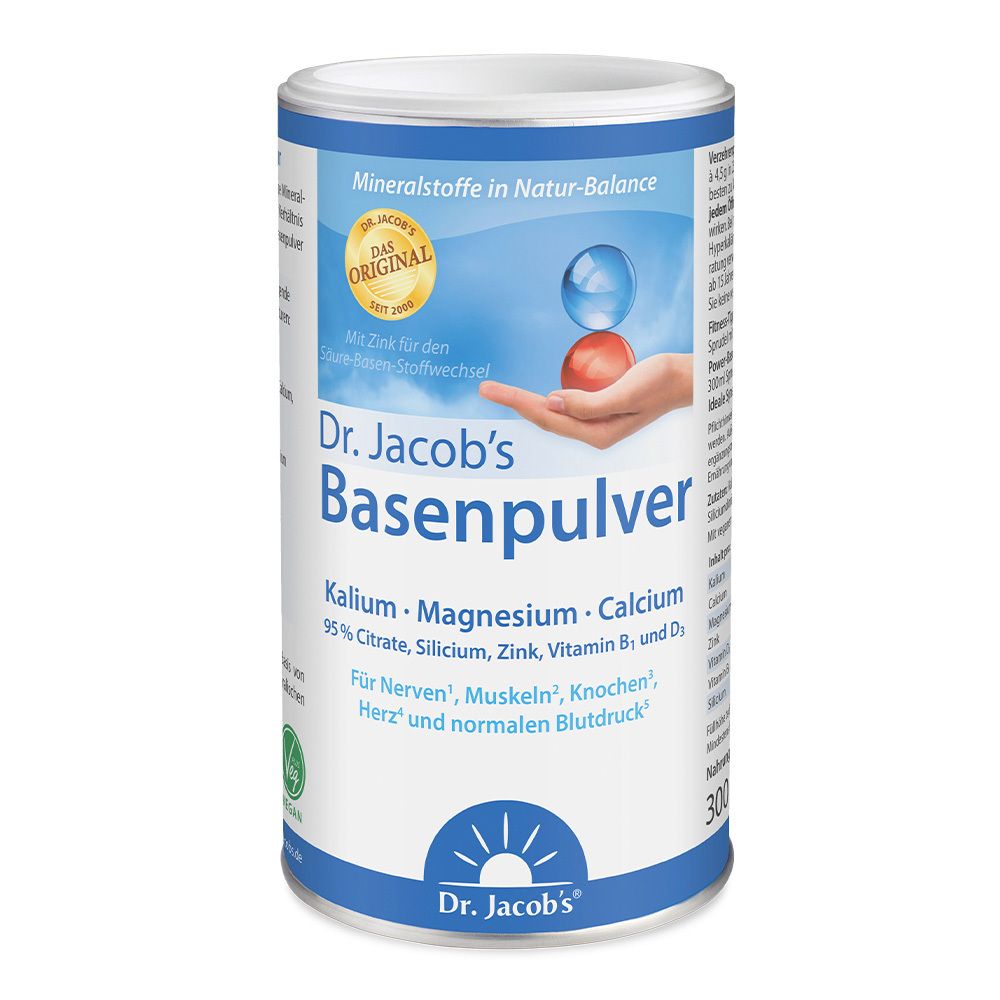 Dr. Jacob's Basenpulver Citrat-Basen-Original 300 g Pulver