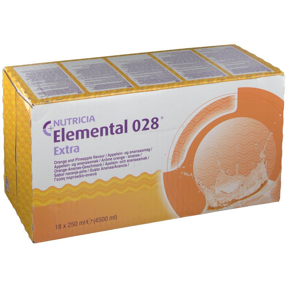 Elemental 028 Orange Ananas 18X250 ml Flüssigkeit