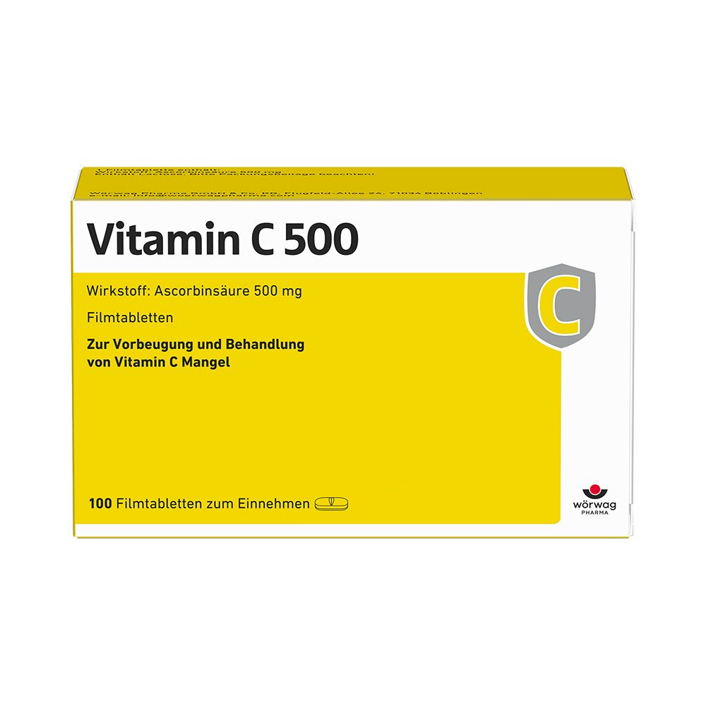 Vitamin C 500 Filmtabletten 100 St Filmtabletten