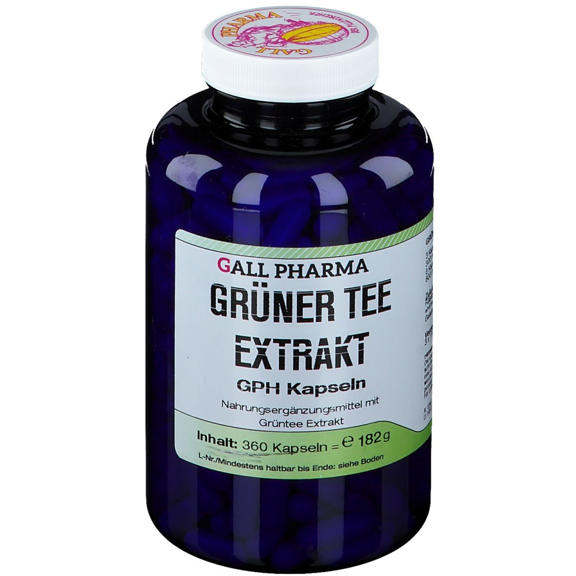Grüner Tee Extrakt GPH Kapseln 360 St Kapseln