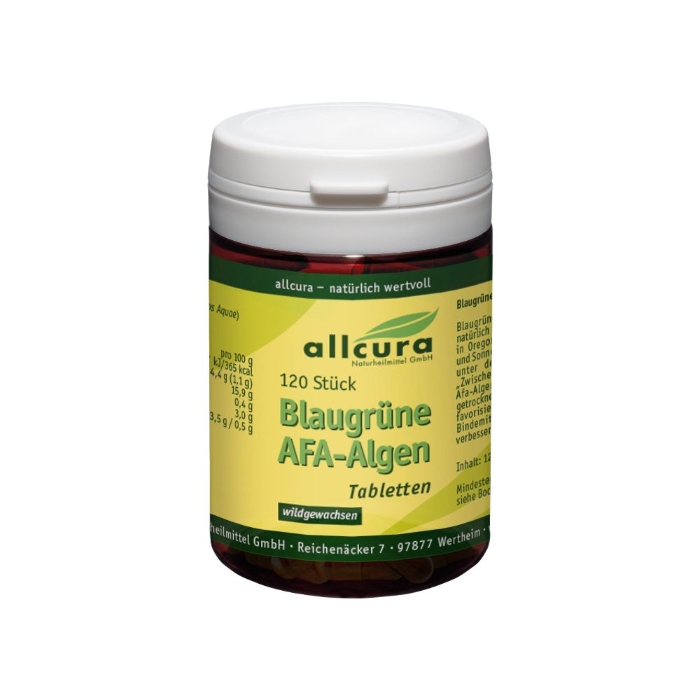 Blaugrüne AFA-Algen 120 St Tabletten