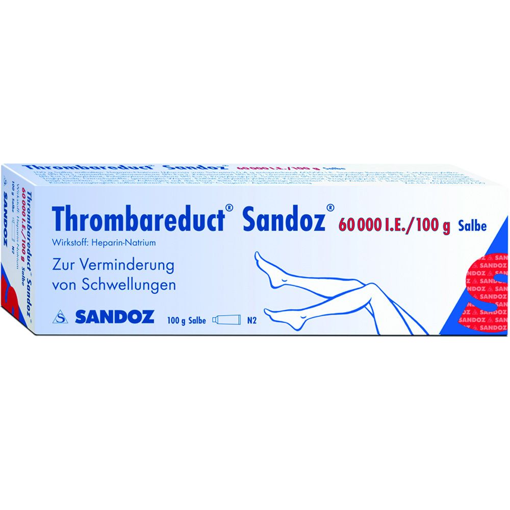 Thrombareduct® Sandoz® 60 000 I.e./100 g Salbe 100 g Salbe
