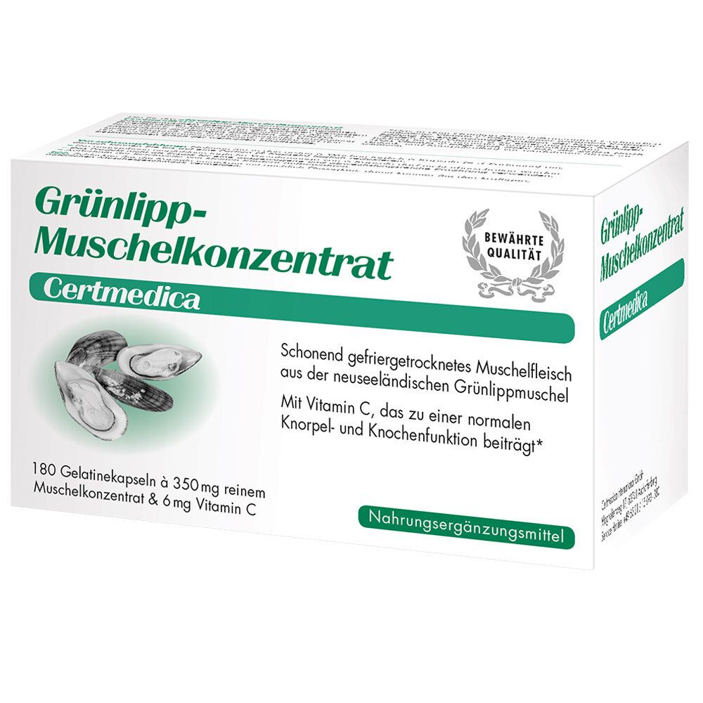 Grünlipp-Muschelkonzentrat 180 St Kapseln