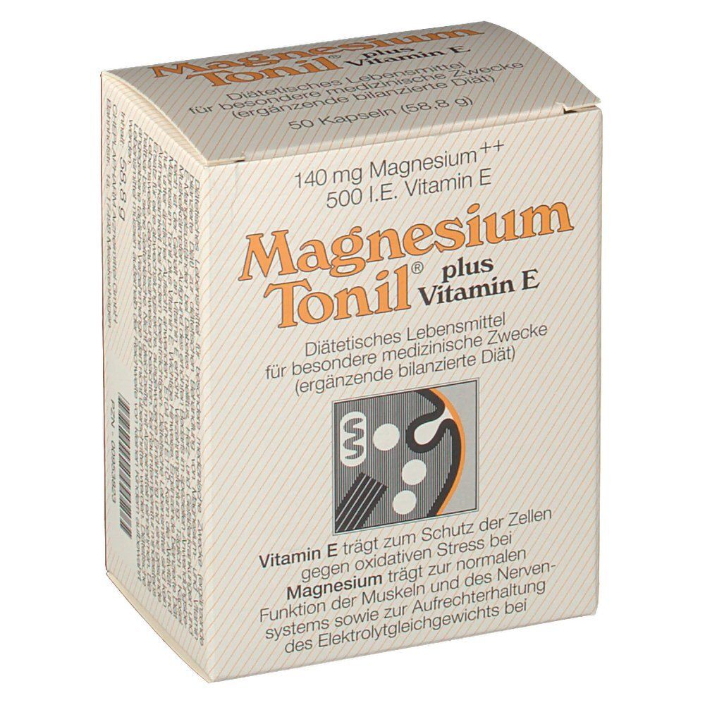Magnesium Tonil plus Vitamin E Kapseln 50 St Kapseln