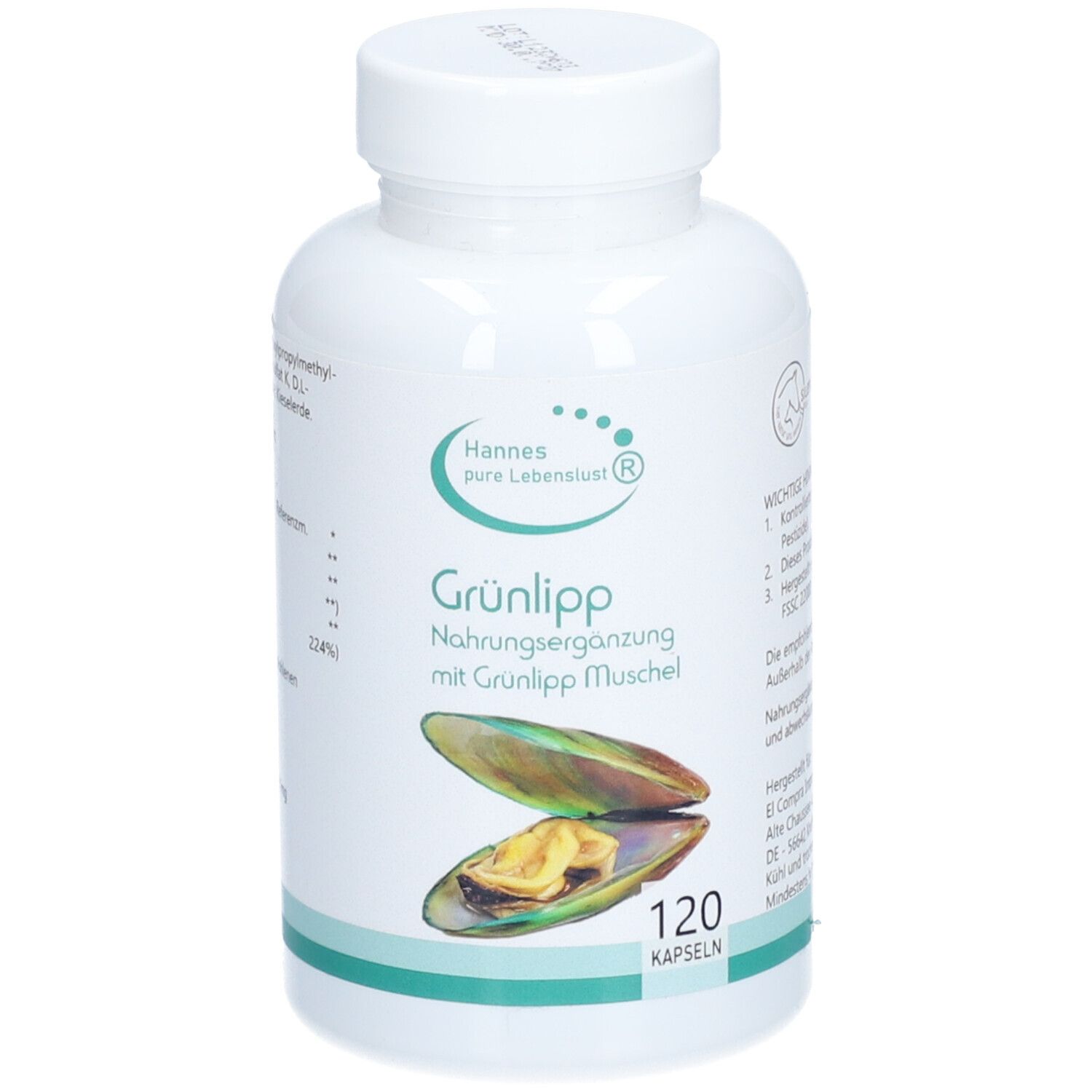 Grünlipp Muschel 120 St Kapseln