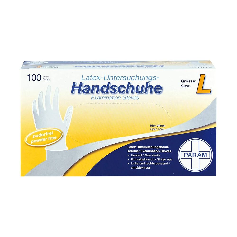 Param Einmalhandschuhe Latex Größe L