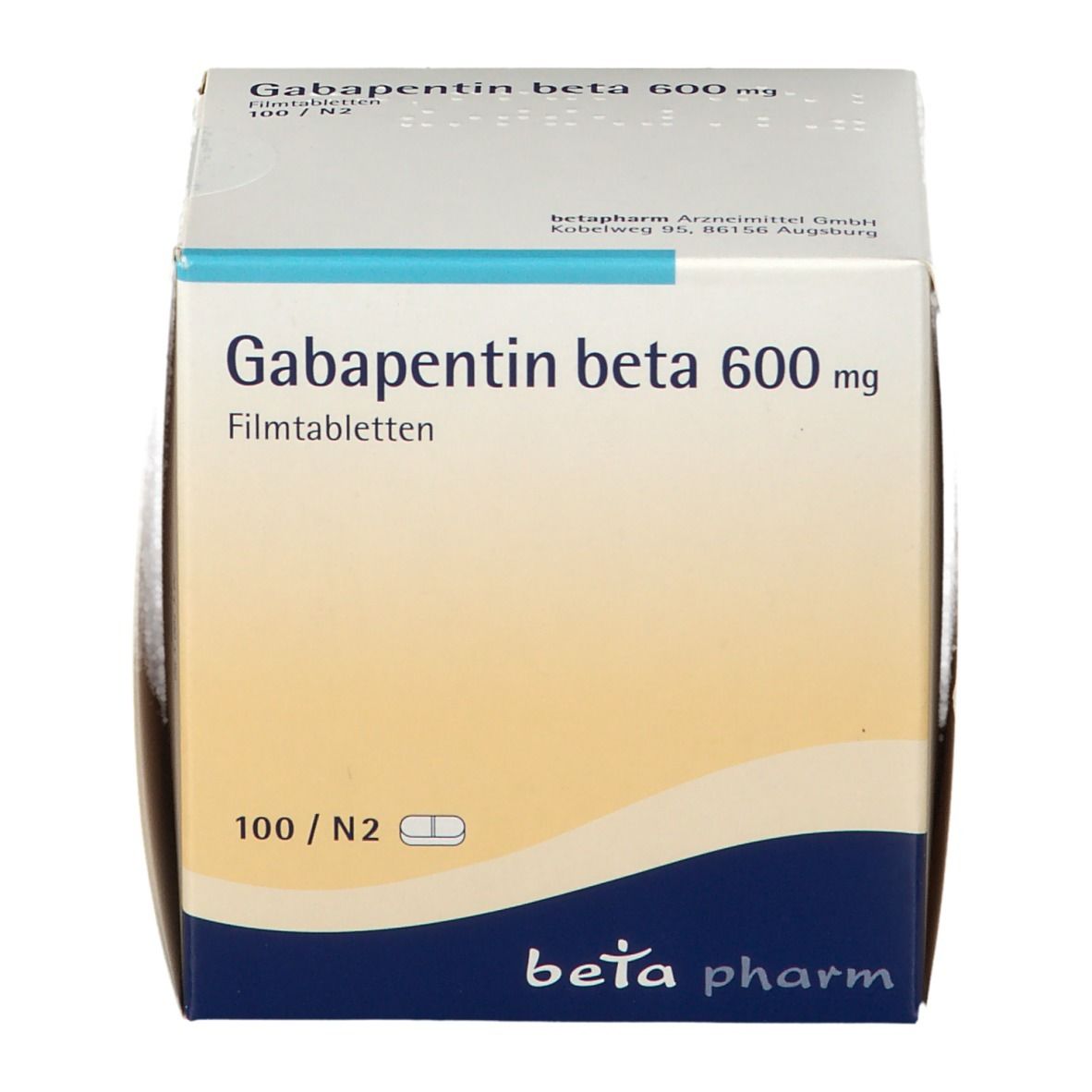 Gabapentin beta 600 mg